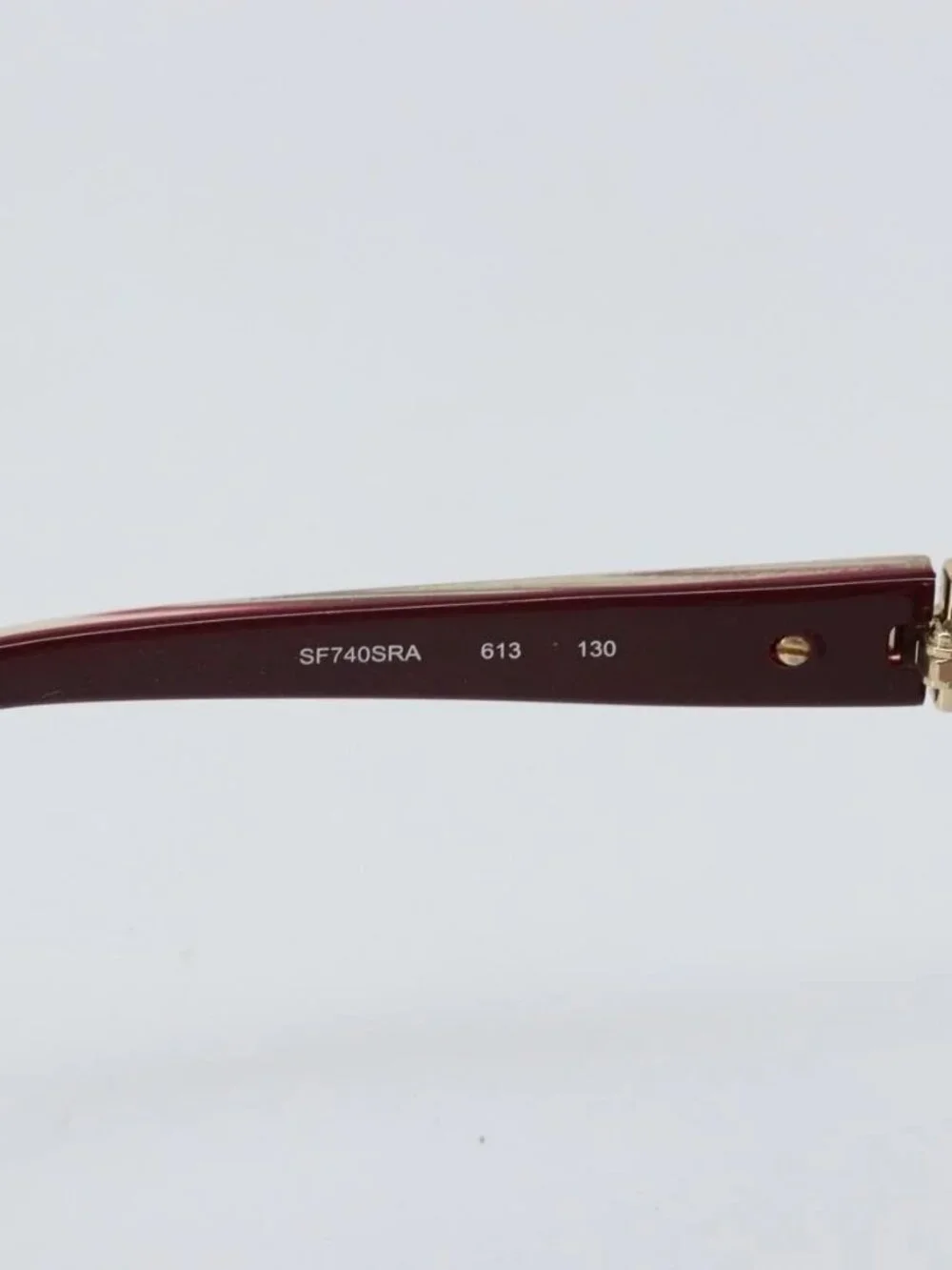Salvatore Ferragamo Sunglasses plastic Red Auth bs32845
